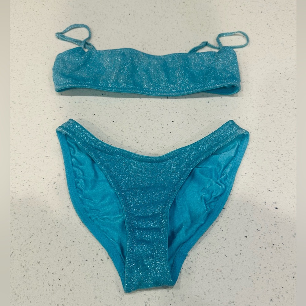 Triangl Swimwear Blue Bikini Set